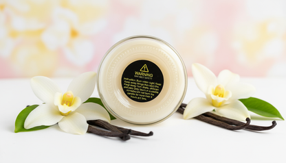 Vanilla Soy Wax Candle – 40+ Hour Burn | Premium Handpoured, Eco-Friendly, Aromatherapy Jar by Serene Saffron